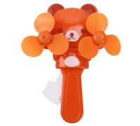 Ventilateurs de refroidissement de presse manuelle, jolis ventilateurs à main, ventilateur de refroidissement avec double lame de dessins animés sans charge, jolis souvenirs de fête pour les fans de