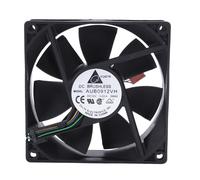 Ventilateurs de refroidissement pour processeur d'ordinateur 90 x 90 x 25 mm, 12 V CC, 0,60 A, 4 broches