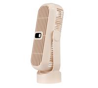 Ventilateurs de table - Ventilateur de bureau compact rechargeable | Ventilateur rotatif silencieux | Refroidissement personnel pour table de congélation à domicile d'été Accessoires de bureau pour la