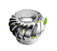 Ventilateurs De Toit Rotatifs En Acier Inoxydable, Ventilateur À Turbine Éolienne, Sortie D'air Ronde Pour Maison Usine Grenier Ferme(400mm/15.75in)