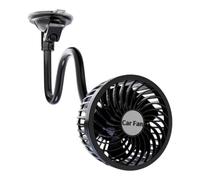 Ventilateurs de voiture soufflant de l'air froid - Ventilateurs de voiture avec 7 W | Ventilateur de voiture 12 V | Ventilateur flexible pour camion - Refroidisseur ABS haute puissance 7 W pour