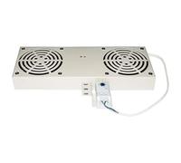 Ventilateurs Module 2 avec Thermostat pour Armoires à Rangement avec Liaison de Couleur Gris Mur