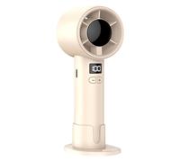 Ventilateurs Personnels Portables Rechargeables | Affichage Numérique 100 Vitesses Réglables Vent Puissant | Mini Ventilateur de Bureau Nomade - Pour Maison Intérieur Extérieur Voyage Camping