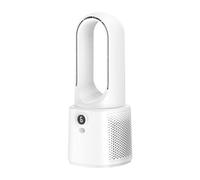 Ventilateurs sans pales - Ventilateur de bureau sans pales et sans fil, ventilateur turbo portable, appareil de refroidissement rechargeable, silencieux USB à 6 vitesses, ventilateurs de veilleuse