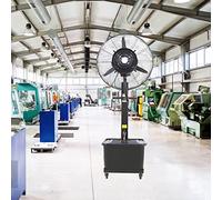 Ventilateurs sur Pied de 26/30 Pouces Ventilateur de Refroidissement extérieur Ventilateur de brumisation oscillant de Haut 5,7 Pieds / 5,9 Pieds pour Salle Commerciale Industrielle (Taille: 750 mm /