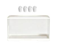 Ventilation Clear Lizard Keeper - Ensemble De Boîtes D'élevage De Reptiles, Enclos Transparent Pour Insectes Avec Porte Coulissante, Terrarium D'escargot Pour Dragon Barbu, Caméléon, Gecko, Crabe Ermi