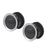 Ventilation Climatisation 1697430 8A6HAQ18B09 Pour Ford Pour Fiesta 2006-2016 Pour Connect 2009-2013 Grille D'aération Sortie De Climatisation Sortie Climatiseur Voiture(2pcs Black)