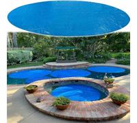 Ventilation en Acier Inoxydable, Bâche de Piscine Bleue résistante, Plusieurs Tailles, à découper for s'adapter à Une épaisseur de 0,4 mm(4.8m/16ft)