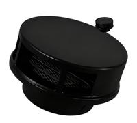 Ventilation Grille, pour Entrées et Sorties d'air, bouche d'aération, hotte d'échappement Pour SDB, WC, Cuisine, Garage, Grille d'évacuation d'air, sortie d’air extrait(Noir,70mm/2.8inch)