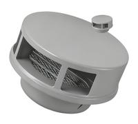 Ventilation Grille, pour Entrées et Sorties d'air, bouche d'aération, hotte d'échappement Pour SDB, WC, Cuisine, Garage, Grille d'évacuation d'air, sortie d’air extrait(Gris,150mm/5.9inch)