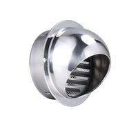 Ventilation Hotte Murale Ronde En Acier Inoxydable Grille D'Aération Murale | Grille Ventilation Hotte 60-300mm Diamètre Pour Bureau, Cuisine, Salle De Bain(250mm)