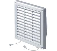 Ventilation murale conduit de grille couvrir avec tirette net et de l'obturateur 200x200mm