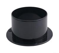 Ventilation pour raccord de tuyau avec bride ronde en ABS pour une gestion efficace du flux d'air dans les systèmes de chauffage et de refroidissement (75 mm)