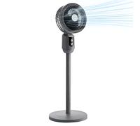 Ventilation pour sols avec une position silencieuse - ventilateur debout puissant, hauteur réglable | refroidissement à 3 positions pour un déplacement confortable de l'air au bureau, à l'hôtel et à