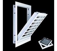 Ventilation réglable avec grille et ct Sn 28x28in / 71 x 71 cm pour mur et plafond, hache amovible pour un entretien facile