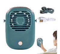 Ventilatore Portatile - Ventilatore Da Collo | Ventilatores Da Collo Regolabile Con Cordino Tavolo Ricaricabile Tramite USB, Gadget Di Raffreddamento Per Uomini E Donne Lavoro Spiaggia Passeggiate