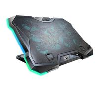 Ventilé pour Ordinateur Portable Base De Refroidisseur D'ordinateur Portable De Jeu Muet Avec Support De Dissipation Thermique Réglable Pliable Rvb Support De Refroidissement Laptop Cooling Pad