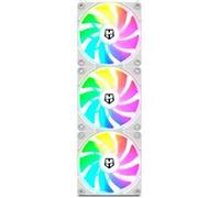 NOX Hummer EASY LINK Boitier PC Refroidisseur d'air 12 cm Blanc 3 pièce(s)