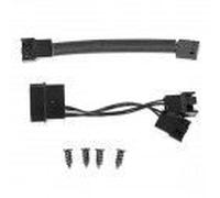 Ventillateur de cabine NOX NXHUMMERF120LR HFAN 12 cm LED Rouge