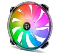 Nox Xtreme Ventilateur de boîtier PC X200-FAN 200 mm Translucide ARGB 1 pièce