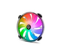 Nox Xtreme Ventilateur de boîtier PC X200-FAN 200 mm Translucide ARGB 1 pièce