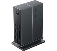 Vention 14-in-1 Thunderbolt 4 Docking Station 8K 40Gbps Gris Type d'alliage d'aluminium