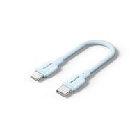 Vention 17 Cm Câble Usb Type C Court 3A 27 W Câble Lightning Pour Iphone 14 13 12 Câble De Batterie Externe Câble De Données De Charge Rapide.17Cm.Bleu