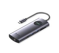 VENTION 9 en 1 HUB USB, Compatible , DP, Adaptateur 4K à 60 Hz, Répartiteur RJ45, Hub USB-C, Chargeur PD 100 W, Station D'Accueil