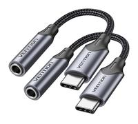 VENTION Adaptateur audio USB-C vers 3,5 mm, type C vers prise casque, câble AUX vers USB C, pour iPhone 17, 16, 15 Pro Max (24 bits/96 kHz)