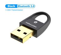 Vention-Adaptateur USB compatible Bluetooth 5.0 pour souris PC,sans fil,transfert,récepteur,émetteur,dongle pour téléphone,sauna Bluetooth - Type Black CDSB0