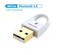 Vention-Adaptateur USB compatible Bluetooth 5.0 pour souris PC,sans fil,transfert,récepteur,émetteur,dongle pour téléphone,sauna Bluetooth - Type White CDSW0