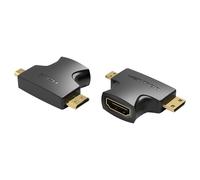 Vention AGFB0 changeur de genre de câble Mini HDMI, Micro HDMI HDMI Noir
