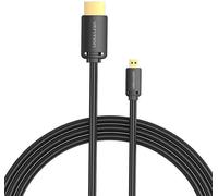 Vention AGIBG Câble HDMI-D Dad vers HDMI-A Dad 4K HD 1,5 m HDMI-D vers HDMI-A 4K HD 1,5 m (noir)