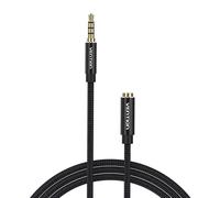 Vention BHCBH Câble de rallonge TRRS 3,5 mm mâle vers 3,5 mm femelle 2 m noir