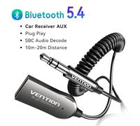 Vention Bluetooth 5.4 Aux Adaptateur Sans Fil Voiture Bluetooth Récepteur Usb À 3.5mm Jack Audio Musique Micro Mains Libres Pour Haut-Parleur De Voiture.Bluetooth V5.4.