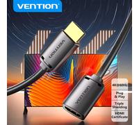 Vention-Câble d'extension 4K 60Hz HDR HDMI 2.0, pour TV HD, Nintendo Switch, PS4, PS3, PC, adaptateur d'extension mâle vers femelle Upgraded HD 2.0