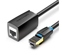 VENTION Câble d'extension Ethernet Cat8 de 0,9 m 40 Gbit/s 2000 MHz blindé LAN avec connecteur RJ45 mâle vers femelle plaqué or Cat 8 FTP Ethernet Patch Internet