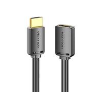 VENTION Câble d'extension HDMI 4K mâle vers femelle de 4 m - Cordon adaptateur haute vitesse compatible avec Roku TV Stick PS5 PS4 Xbox ordinateur portable PC lecteur Blu-Ray Wii U HDTV