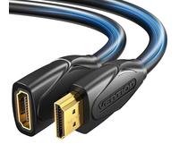 VENTION Câble d'extension HDMI de 2 m, 4K 60 Hz mâle vers femelle, compatible avec PC, ordinateur portable, Xbox One S 360, PS4, Apple TV, lecteur Blu-Ray et plus encore
