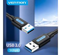 Vention - câble d'extension USB 3.0 mâle vers mâle, 3.0 2.0, pour disque dur, boîtier TV, ordinateur portable USB 2.0 mâle vers mâle