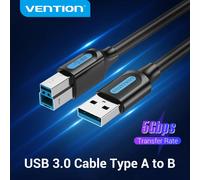 Vention USB câble d'imprimante USB 3.0 2.0 Type A mâle à B mâle câble pour Canon Epson HP ZJiang imprimante d'étiquettes DAC USB imprimante USB 3.0 Cable