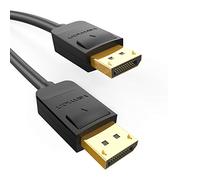 VENTION Câble DisplayPort 4K 3m DP Cable 4K@60Hz 2K@144Hz DP1.2 avec 3D, G-Sync et FreeSync, Câble Displayport 2m pour 144Hz Moniteur Gaming, PC etc.