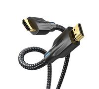 VENTION Câble HDMI 2.1 8 K 60 Hz 4 K 240 Hz 165 Hz 144 Hz 120 Hz 48 Gbit/s haute vitesse Câble HDMI 2.1 Ultra HD eARC HDR 10+ HDCP Dolby Vision VRR Compatible avec Mac mini M4/PS5/Xbox Série X