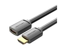 Vention Câble HDMI Extender Mâle vers Femelle, Câble HDMI 4K 60Hz Extension, Haute Vitesse, Compatible avec HDMI2.0, 3D, HDR, ARC, Compatible avec TV, Roku, Ordinateur Portable, Xbox, Blu-Ray (3 m)