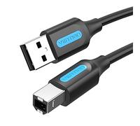 Vention Câble Imprimante USB 2.0 USB A mâle vers B mâle Cordon de Scanner Câble Compatible avec HP/Epson/Dell/Canon/Lexmark/Xerox/Brother/Samsung etc (1M)