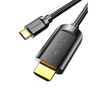 Vention Câble USB C vers HDMI 1,5 m, 4K@30Hz Adaptateur USB Type C vers HDMI [Compatible Thunderbolt 3] Compatible avec iPad Pro, MacBook, Mate 20, Galaxy S9/S8, Surface Book 2/Go and More