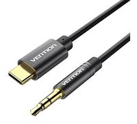 Vention - Câble USB mâle type C vers prise audio jack de 3,5 mm - Ressort flexible - Pour Samsung Galaxy S8, S8 Plus, Google Pixel XL et autres smartphones avec port de type C 1 m doré