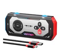 VENTION Carte son USB externe DAC 7.1, son surround virtuel 7.1, 24 bits/192 kHz, système d'éclairage RVB, amplificateur audio de jeu compatible avec PS5, PS4, Xbox One, Nintendo Switch, PC, casque