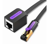 Vention Cat 7 Rallonge Câble Ethernet 2m, Câble Ethernet Plat Haut Débit, Câble RJ45 Cat 7-10Gbps 600MHz Câble Internet Rallonge RJ45 Mâle à Femelle, Câble Réseau Lan Soutien Cat 6 /Cat 5E /Cat 5