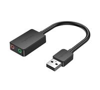 Vention CDYB0 USB 2.0 carte son externe 2 ports 0.15m